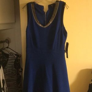 Blue dress
